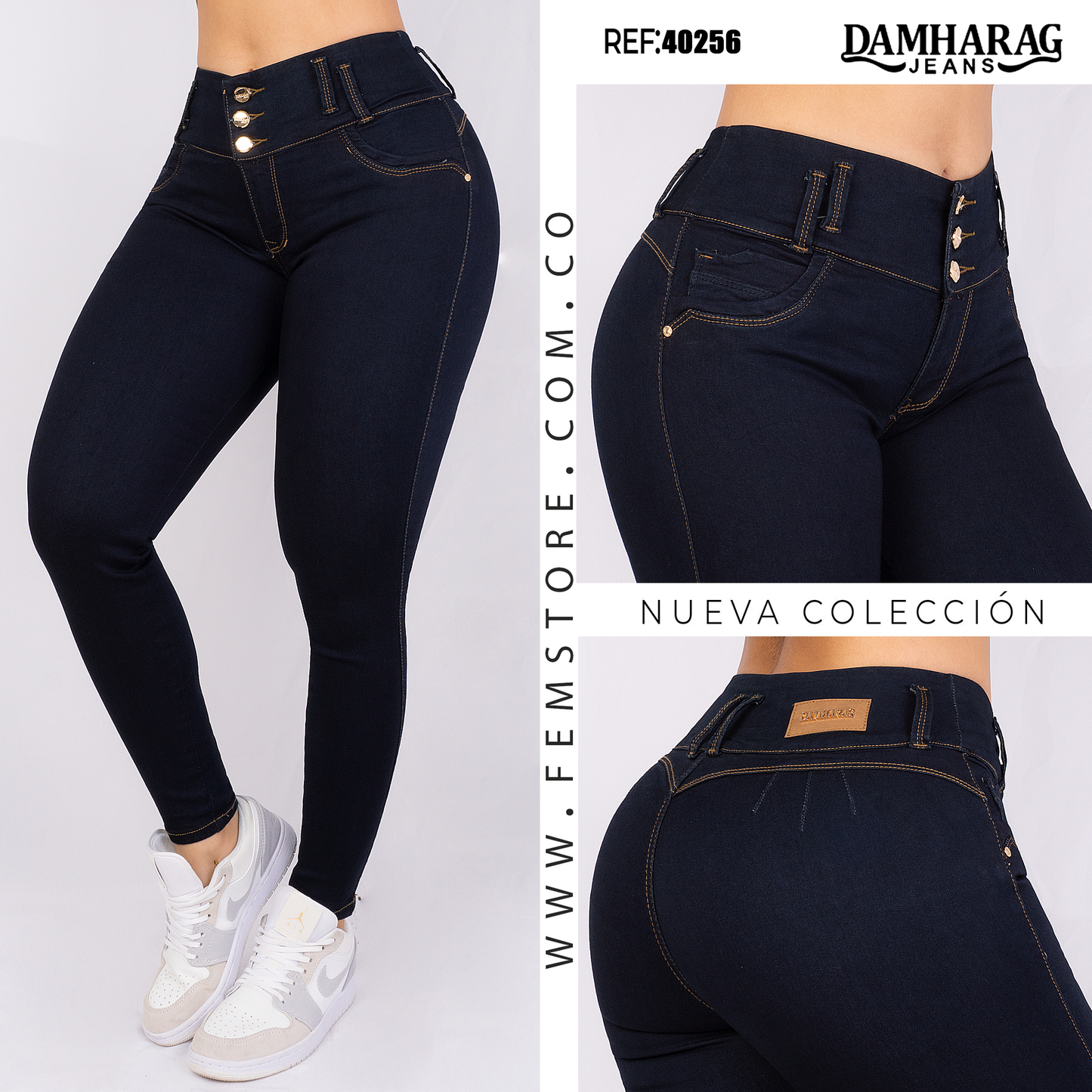 JEANS SKINNY MUJER 40256
