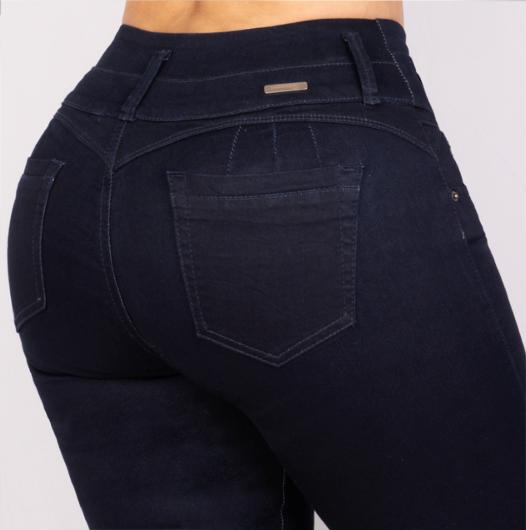 JEANS SKINNY LEVANTA COLA 40326
