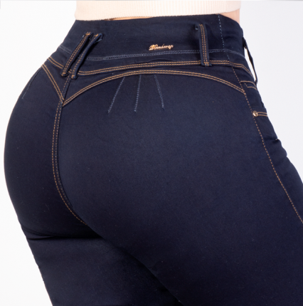 JEANS SKINNY LEVANTA COLA 40369
