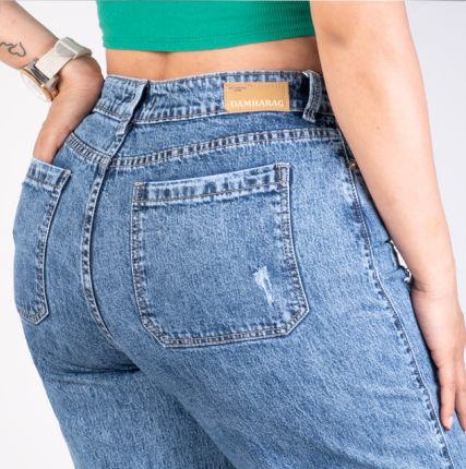 JEANS STRAIGHT LEVANTA COLA 47359