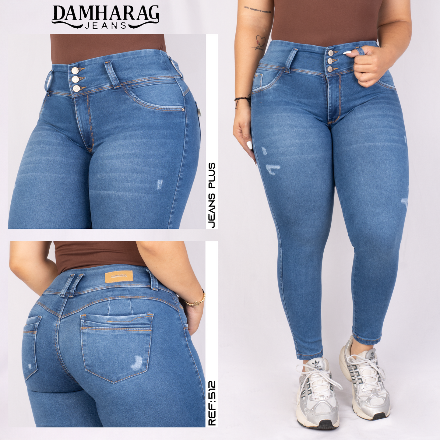 JEANS PLUS MUJER 512