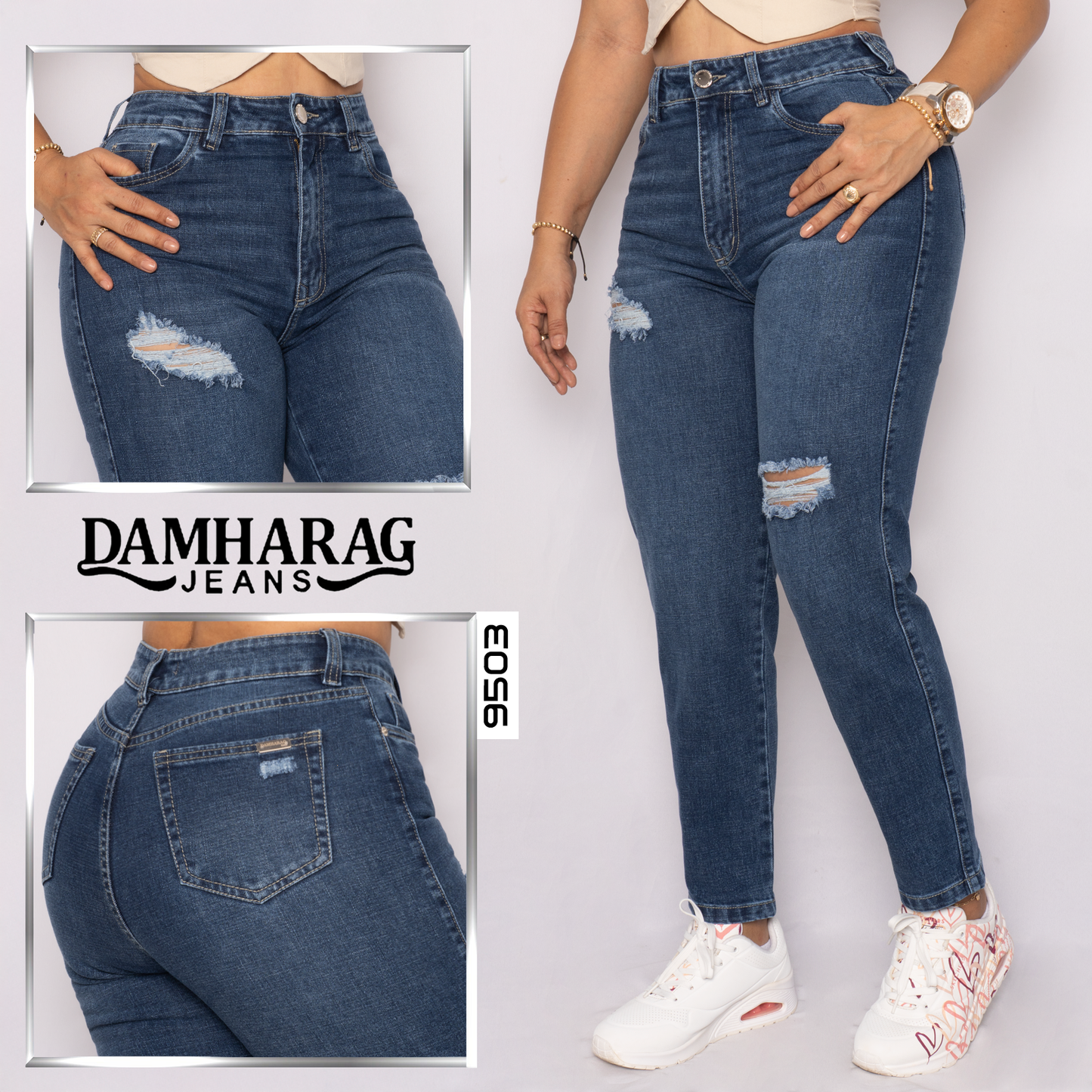 JEANS MOM LEVANTA COLA 9503