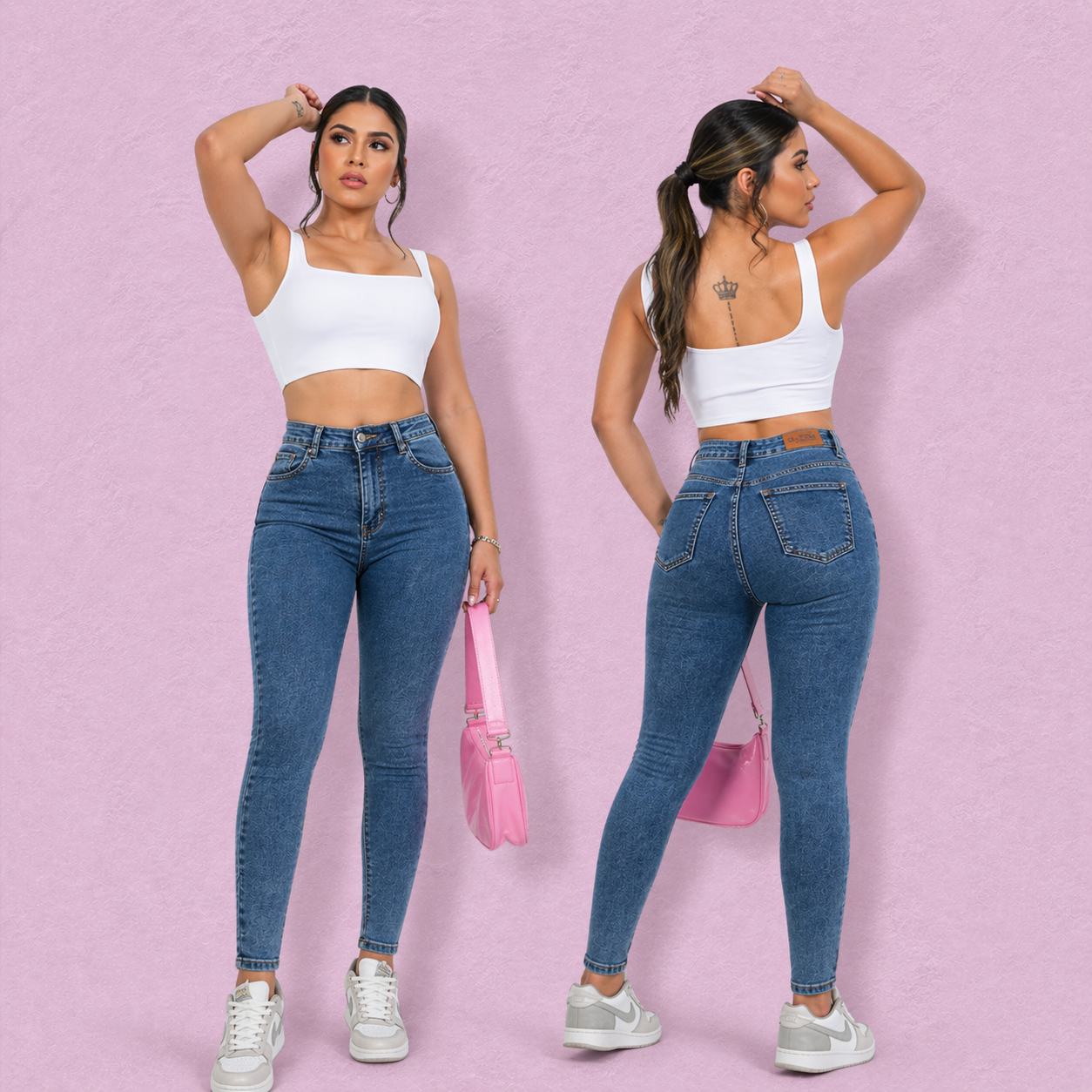 PACK 3 JEANS BASICOS LEVANTA COLA
