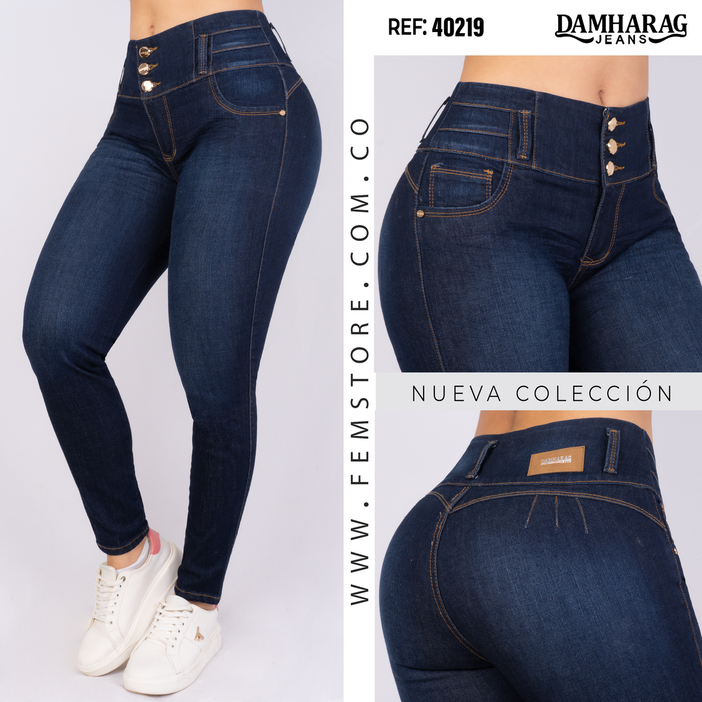 JEANS MUJER 40219