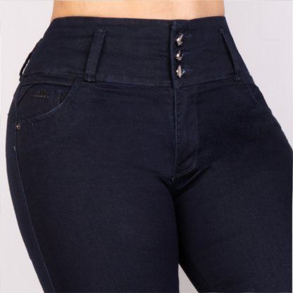 JEANS SKINNY LEVANTA COLA 40326