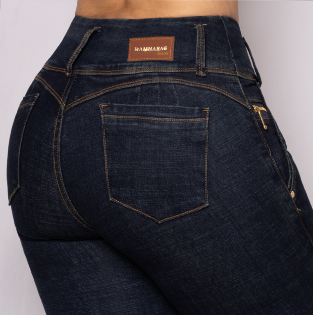 JEANS SKINNY LEVANTA COLA 40327