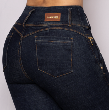 JEANS SKINNY LEVANTA COLA 40327