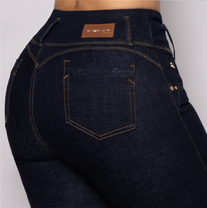 JEANS SKINNY LEVANTA COLA 40332