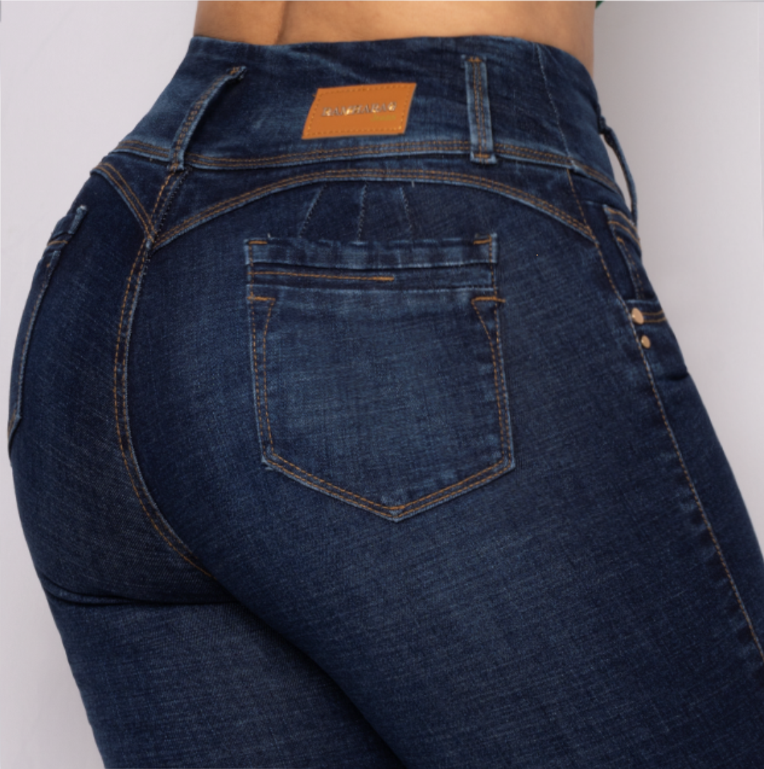 JEANS SKINNY LEVANTA COLA 40336