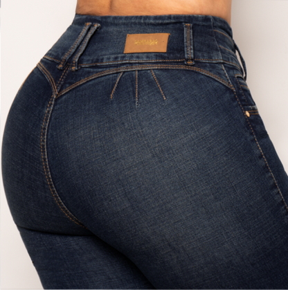 JEANS SKINNY LEVANTA COLA 40343