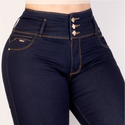 JEANS SKINNY LEVANTA COLA 40353