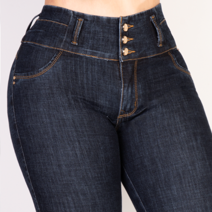 JEANS SKINNY LEVANTA COLA 40360