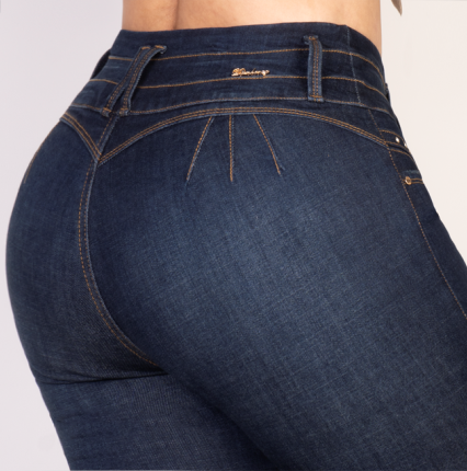 JEANS SKINNY LEVANTA COLA 40361