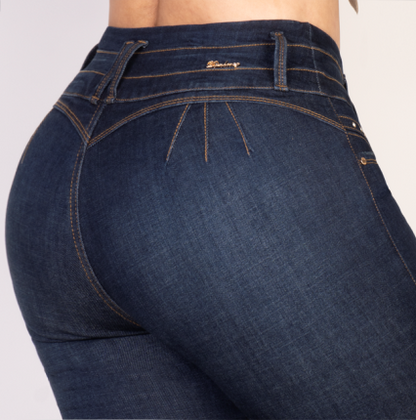 JEANS SKINNY LEVANTA COLA 40361