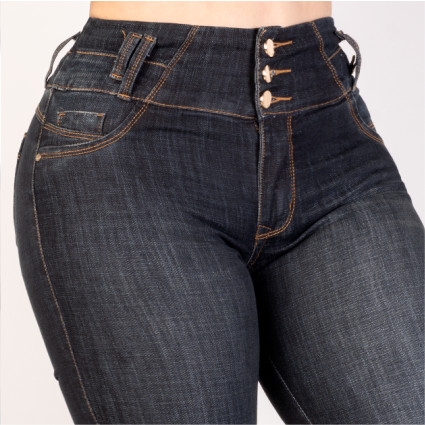 JEANS SKINNY LEVANTA COLA 40366