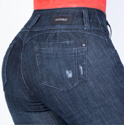JEANS SKINNY LEVANTA COLA 40367