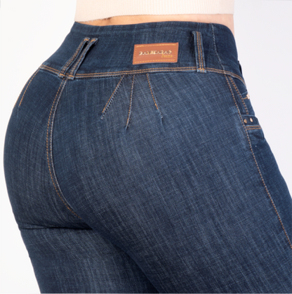 JEANS SKINNY LEVANTA COLA 40368