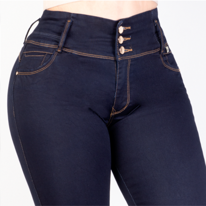 JEANS SKINNY LEVANTA COLA 40369
