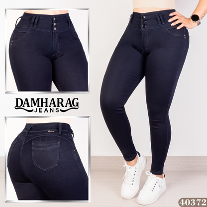 JEANS SKINNY LEVANTA COLA 40372