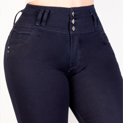 JEANS SKINNY LEVANTA COLA 40372