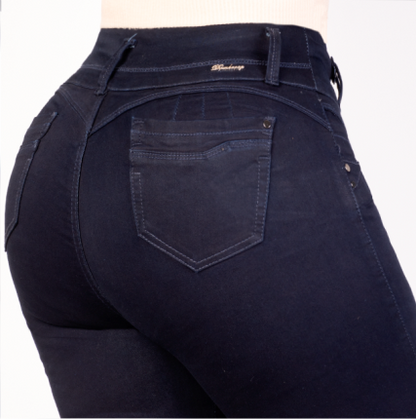 JEANS SKINNY LEVANTA COLA 40372