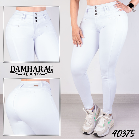 JEANS SKINNY LEVANTA COLA 40375