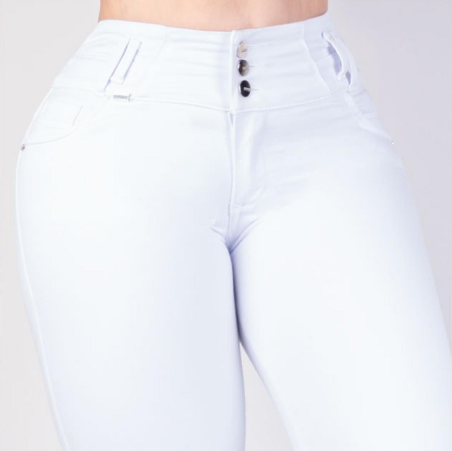 JEANS SKINNY LEVANTA COLA 40376