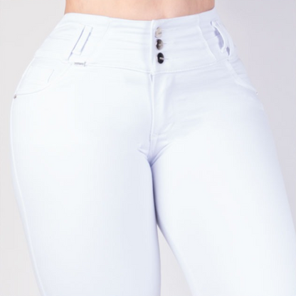 JEANS SKINNY LEVANTA COLA 40376