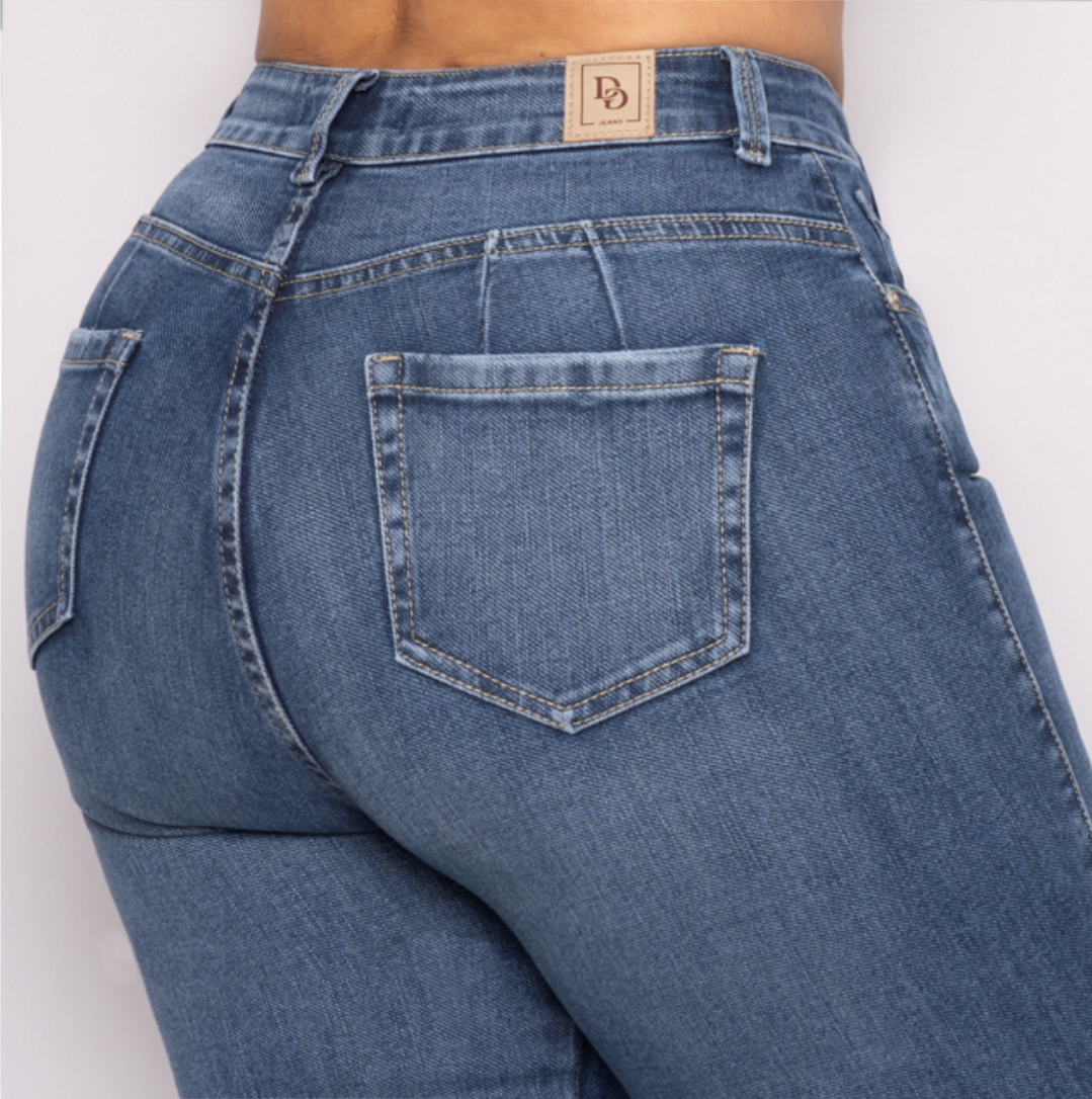 JEANS SKINNY LEVANTA COLA 46217
