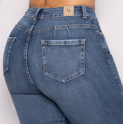 JEANS SKINNY LEVANTA COLA 46217