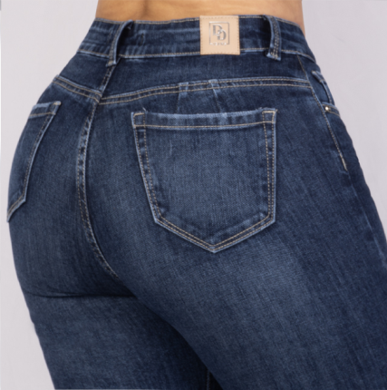 JEANS SKINNY LEVANTA COLA 46218