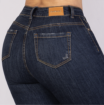 JEANS SKINNY LEVANTA COLA 46219