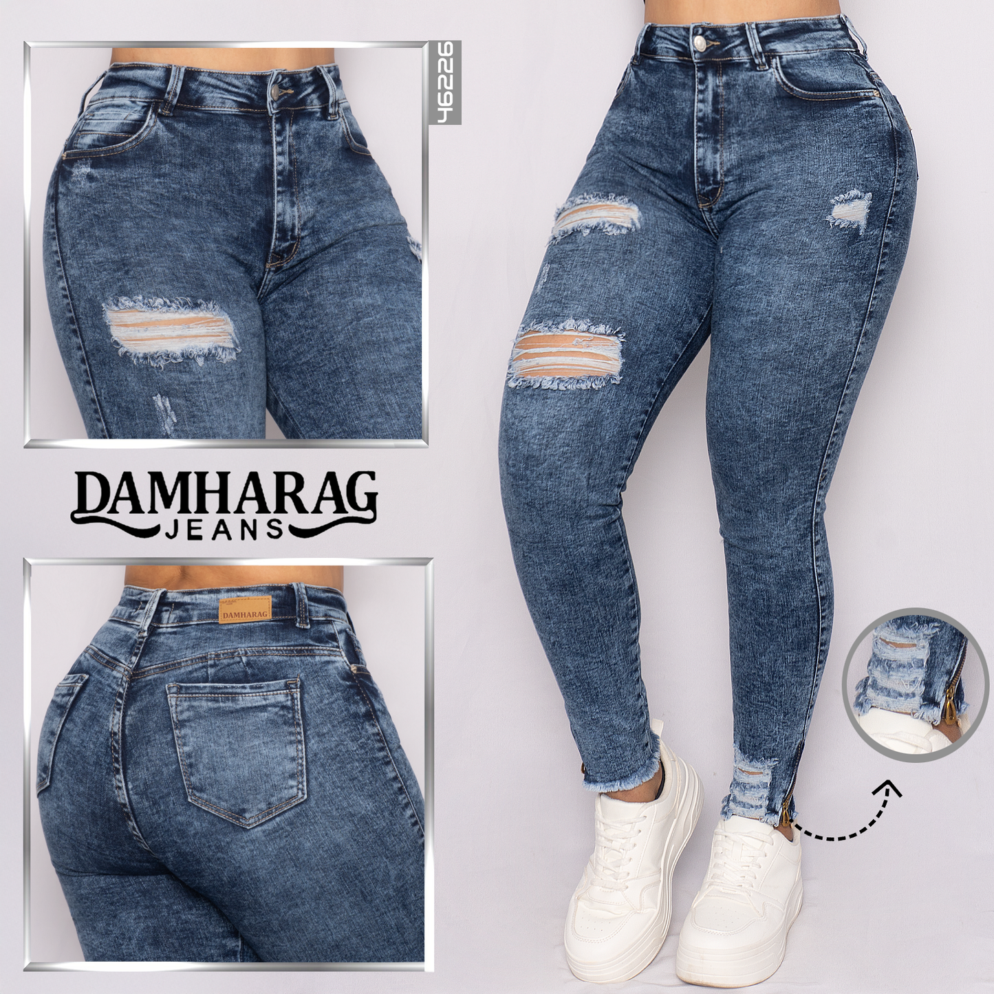 JEANS SKINNY MUJER 46226