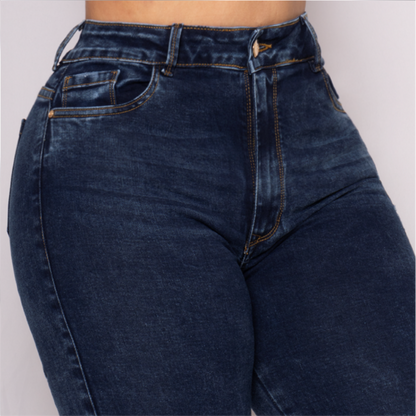 JEANS SKINNY LEVANTA COLA 46240