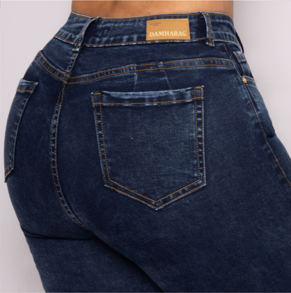 JEANS SKINNY LEVANTA COLA 46240