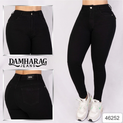 JEANS SKINNY LEVANTA COLA 46252