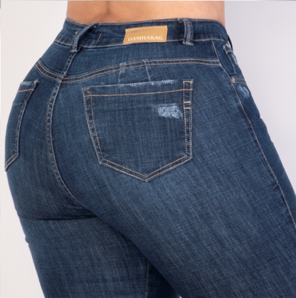 JEANS SKINNY LEVANTA COLA 46253
