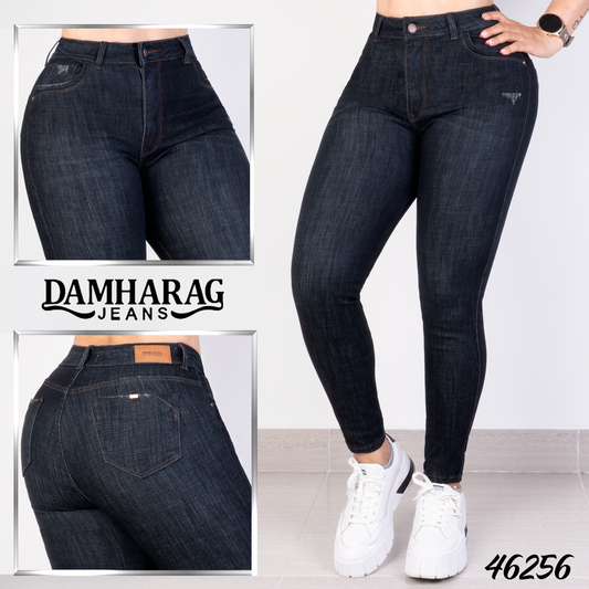 JEANS SKINNY LEVANTA COLA 46256