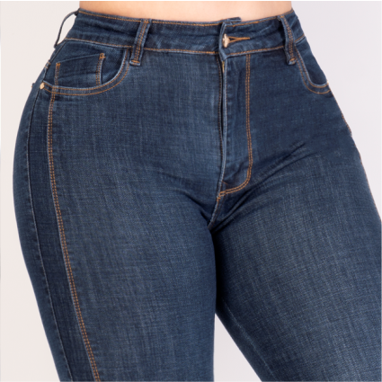 JEANS SKINNY LEVANTA COLA 46260
