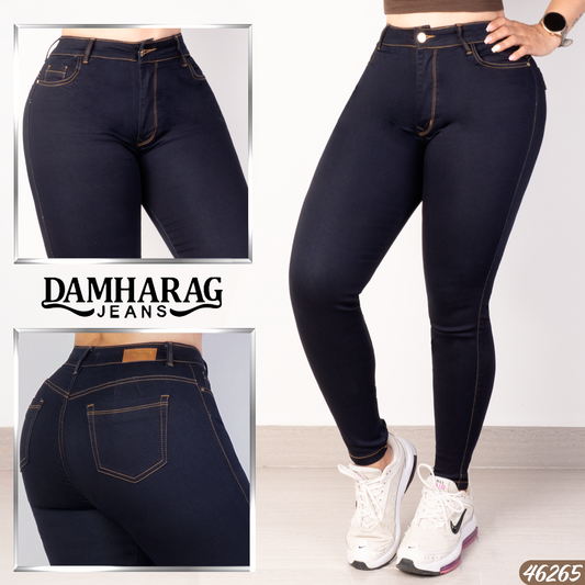 JEANS SKINNY LEVANTA COLA 46265