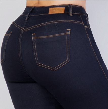 JEANS SKINNY LEVANTA COLA 46265