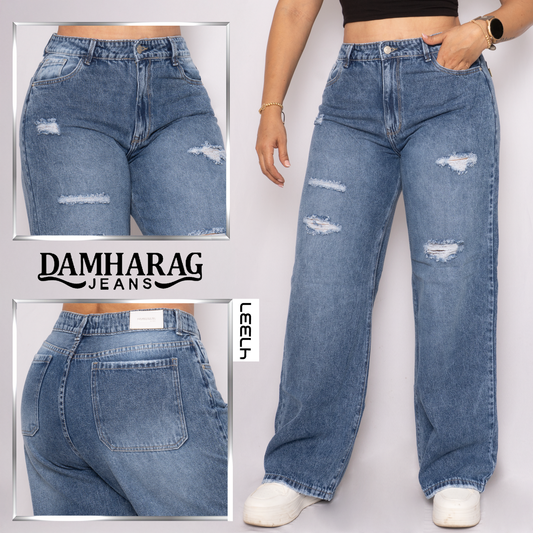 JEANS STRAIGTH  LEVANTA COLA 47337
