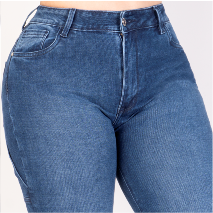 JEANS BOOT CUT LEVANTA COLA 47349