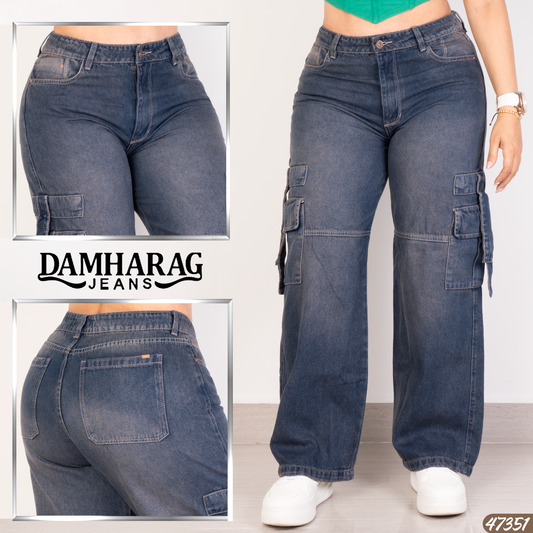 JEANS CARGO LEVANTA COLA 47351