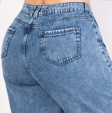 JEANS WIDE LEG LEVANTA COLA 47352