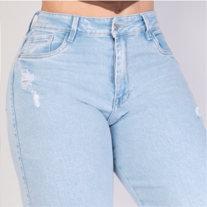 JEANS STRAIGTH LEVANTA COLA 47353