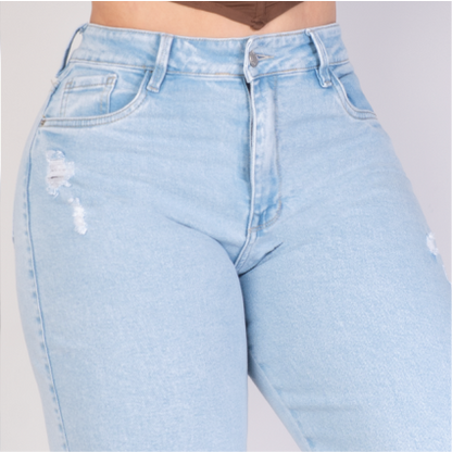 JEANS STRAIGTH LEVANTA COLA 47353
