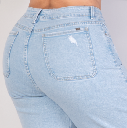 JEANS STRAIGTH LEVANTA COLA 47353