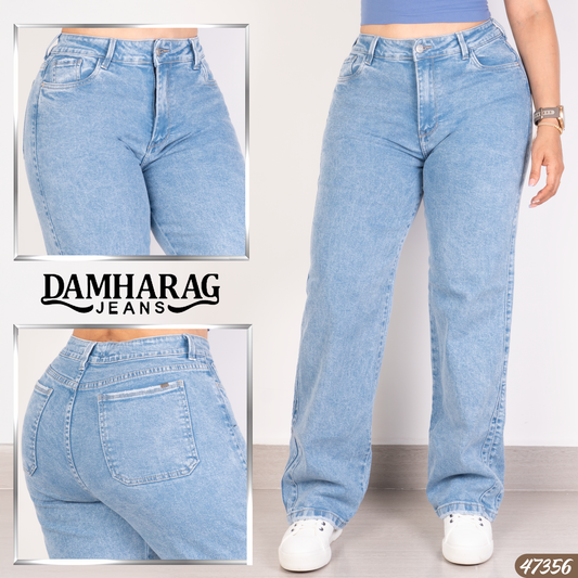 JEANS STRAIGTH LEVANTA COLA 47356