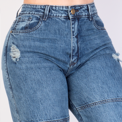JEANS STRAIGHT LEVANTA COLA 47358